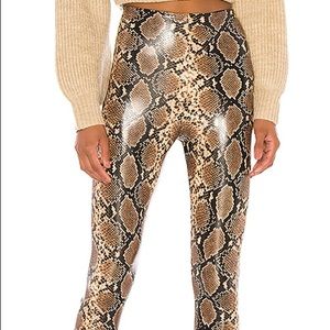 NWT Commando Faux Leather Perfect Leggings Brown